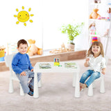 Mesas y Sillas para Niños blanco jardín de infantes