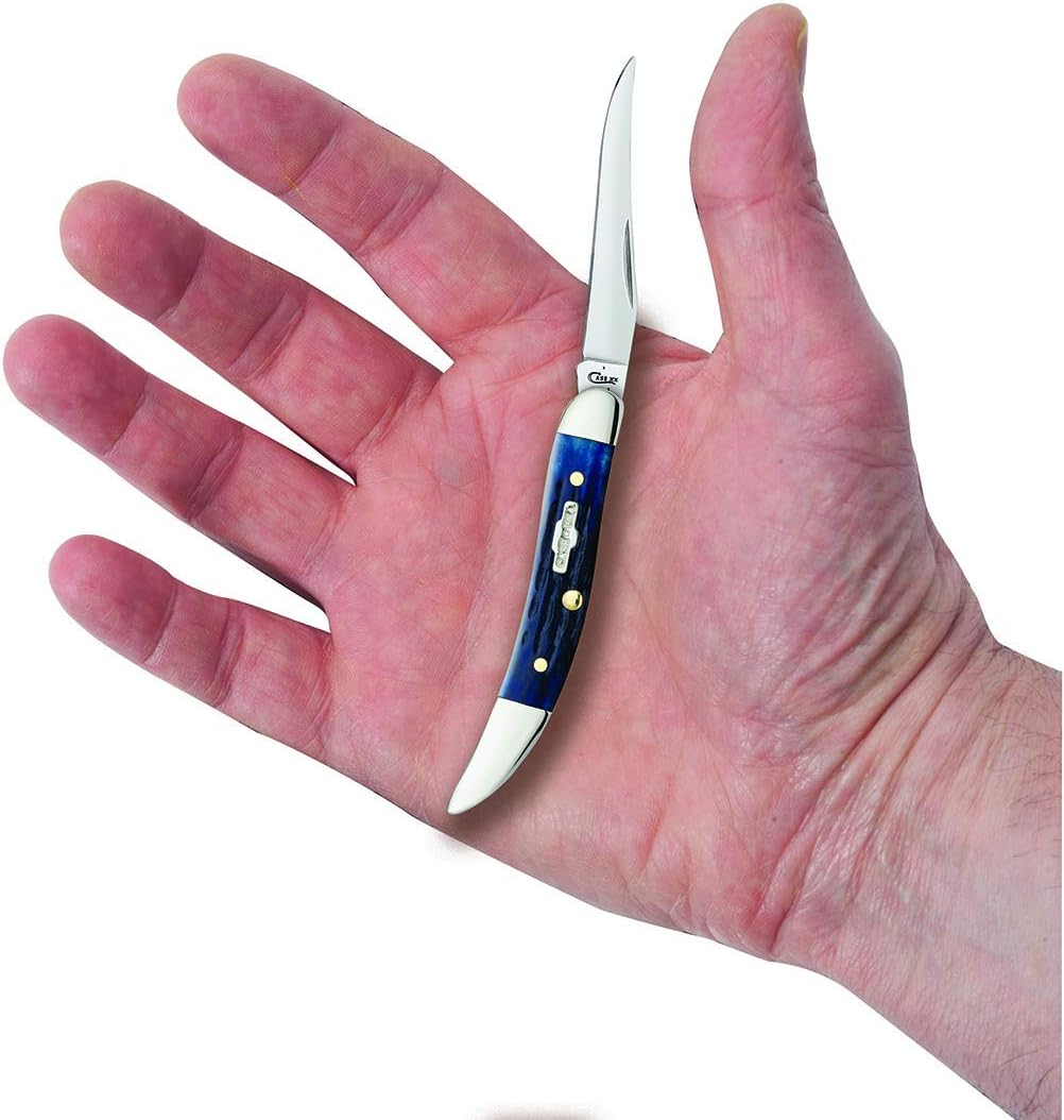 Cuchillo de bolsillo de hoja de 3 pulgadas, color azul