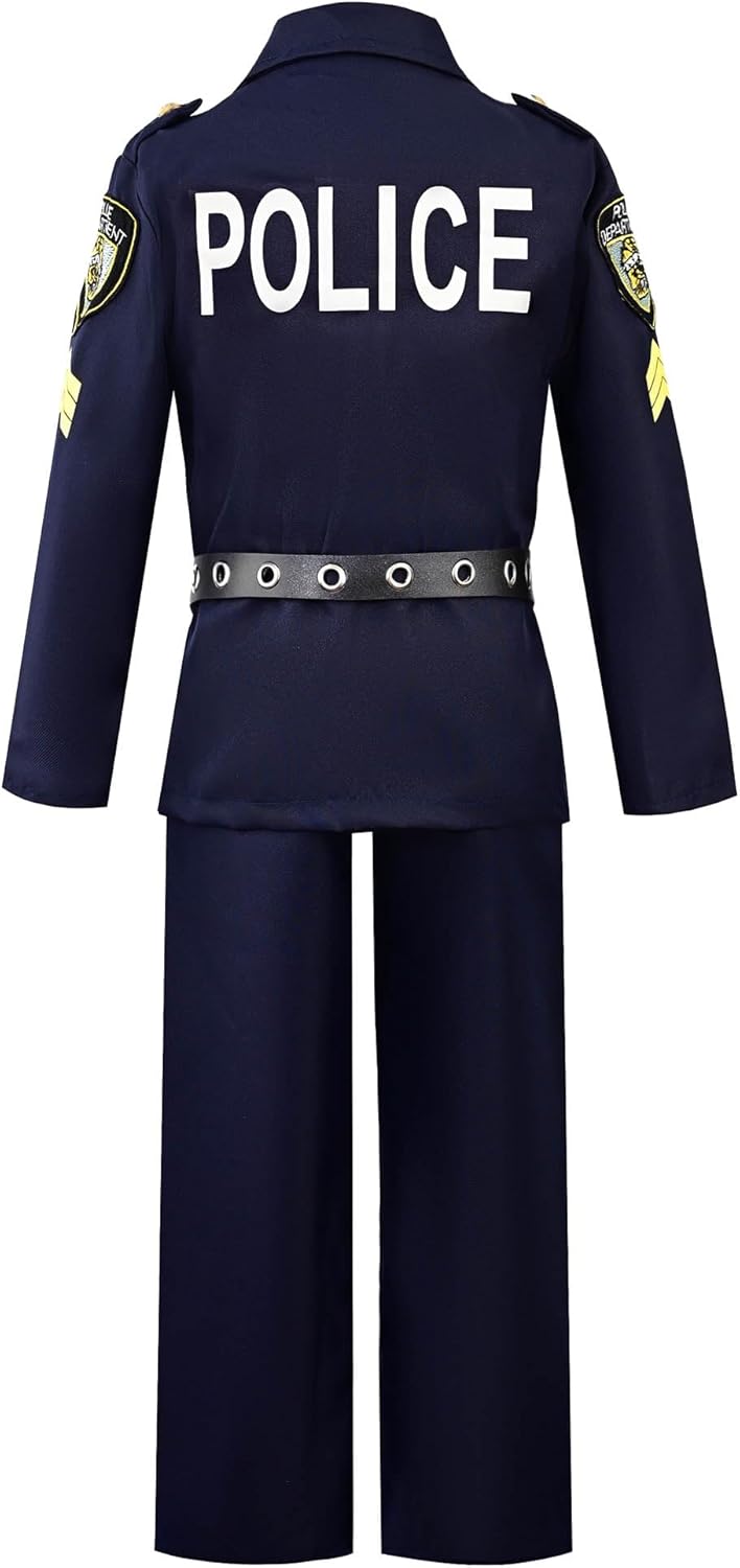 Disfraz de Policía Infantil - Uniforme con Accesorios, Modelo 2023