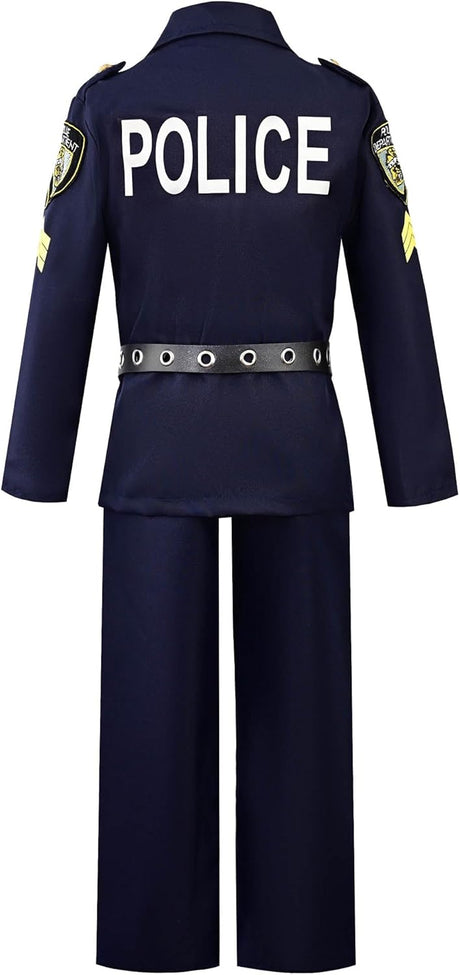 Disfraz de Policía Infantil - Uniforme con Accesorios, Modelo 2023
