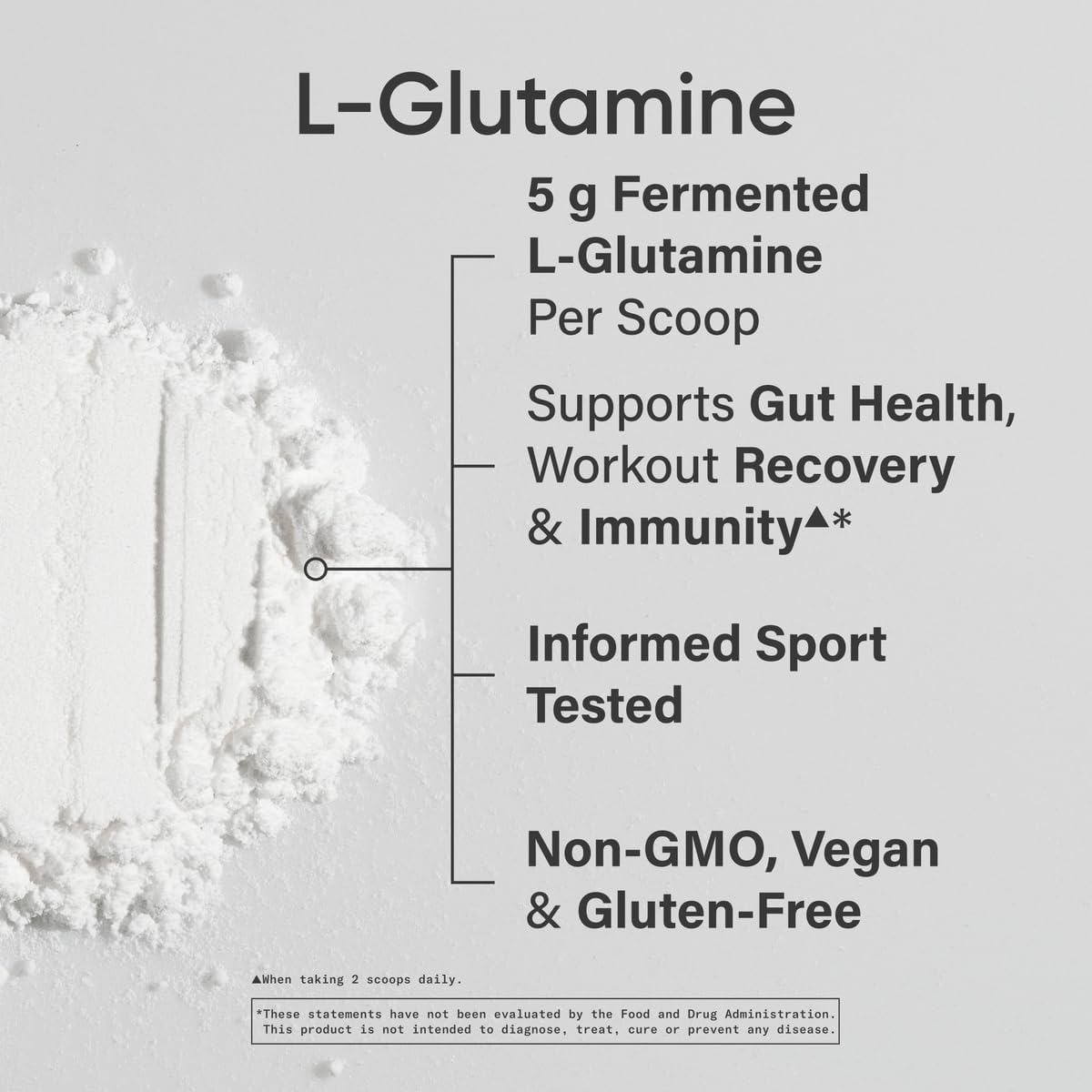 L-Glutamina en Polvo - Sports Research - Recuperación y Salud