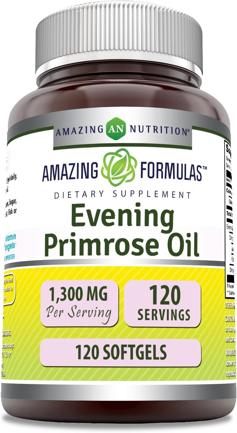 Suplemento Amazing Aceite de onagra de 1300 mg 120 unidades