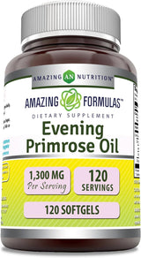 Suplemento Amazing Aceite de onagra de 1300 mg 120 unidades
