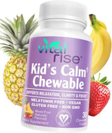 Kids Magnesium Chewables - Sin Azúcar, Sin Melatonina, Apoyo y Concentración