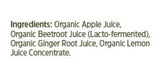 Jugo De Jengibre, Remolacha Y Manzana Orgánica