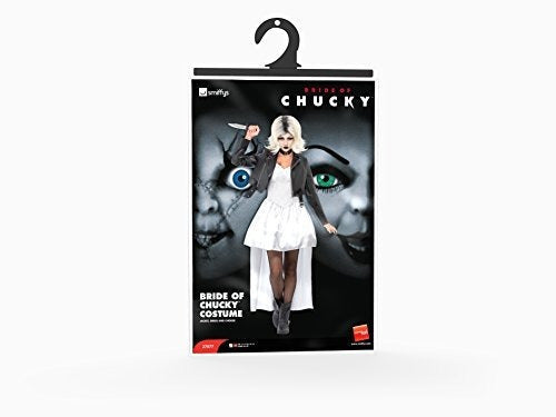 Disfraz De Novia De Chucky Blanca Para Mujer De Smiffys -