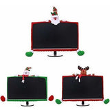 Cubierta De Monitor De Computadora De Navidad Long7ines,
