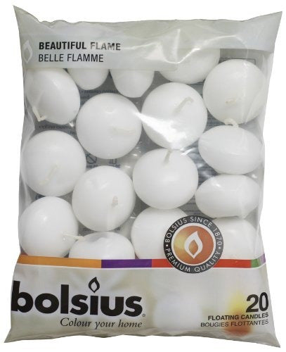Velas flotantes sin perfume