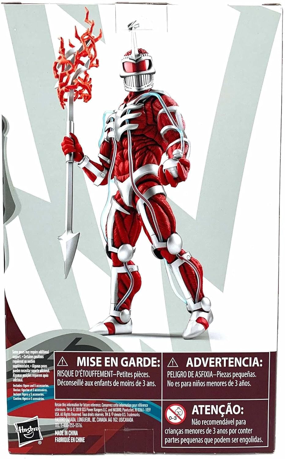 Figura de acción Lord Zedd 6 coleccionable Mighty Morphin