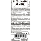 Suplementos Alimenticio Picolinato de zinc de 22 mg 100 tab