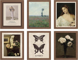 Póster vintage rústico de granja, pintura de flores de campo