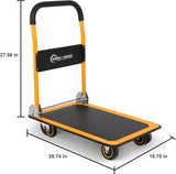 Carretilla Simpli-Magic, Plegable, 440lb, Ruedas 360°