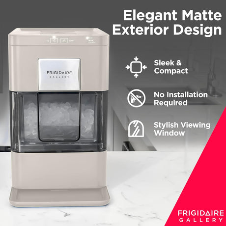 Máquina de Hielo Frigidaire, 44 lbs, Auto Limpieza, 2.0 Gen