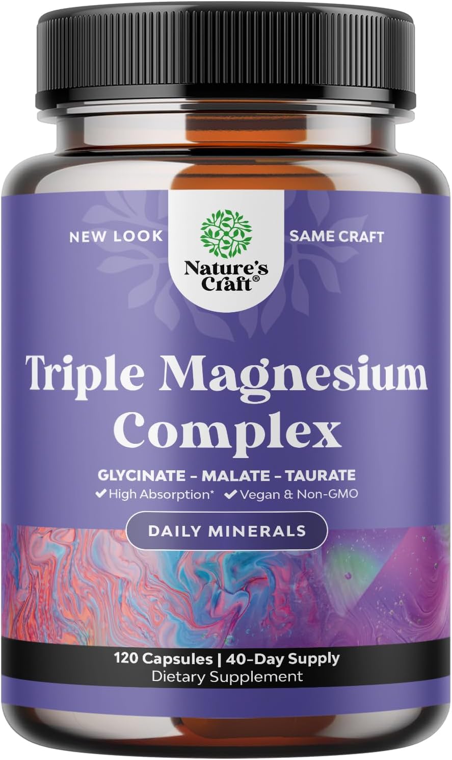 Suplemento de Magnesio Triple 400 mg - Alta Absorción