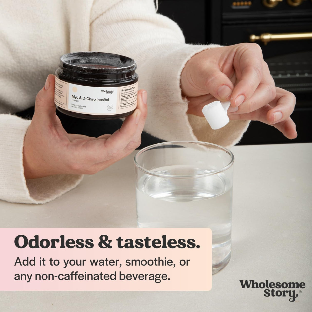 Inositol en polvo con MTHF, Vitamina D3, 30 dosis