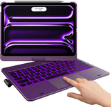 Funda Teclado Touch para iPad Pro 11, 360° Rotatable, M4