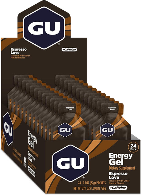 Gel energético GU Energy, 24 unidades, Espresso Love