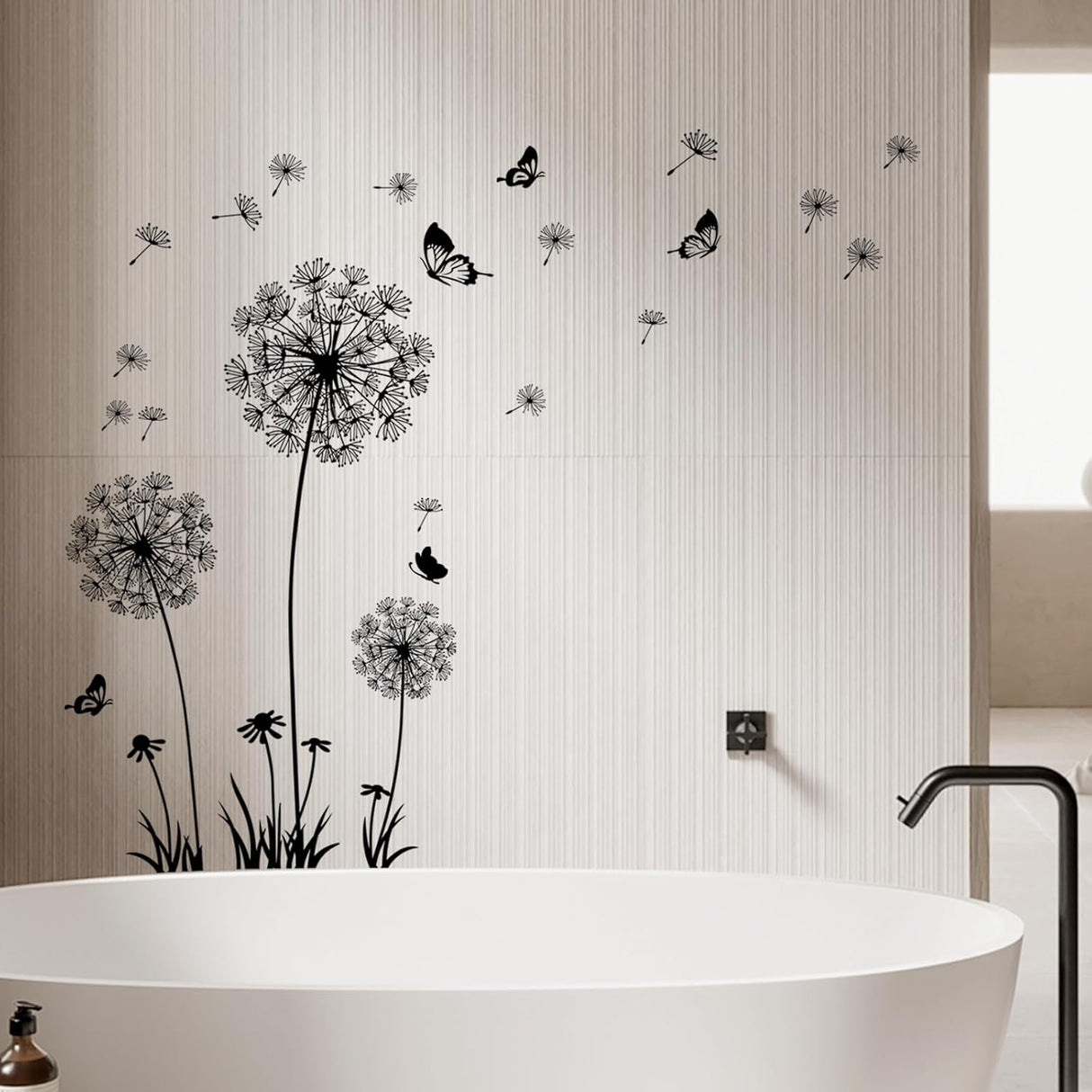 Stickers de Pared Flores y Mariposas Supzone para Decoración