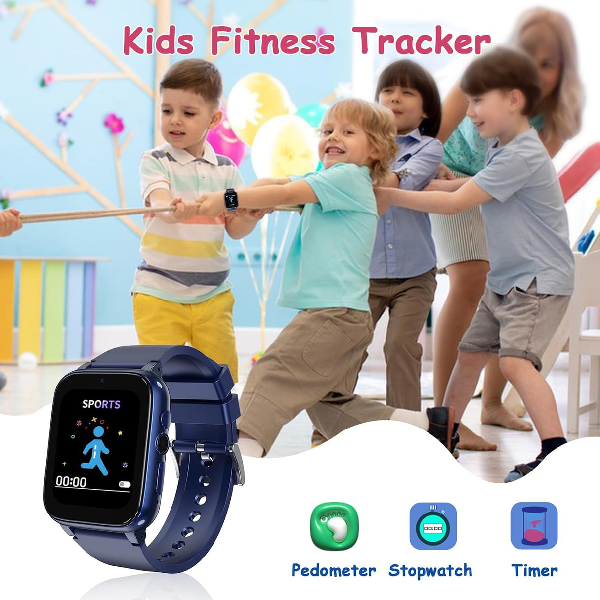 Reloj Inteligente Goodatech para Niños 1.69'', Juegos y Cámara