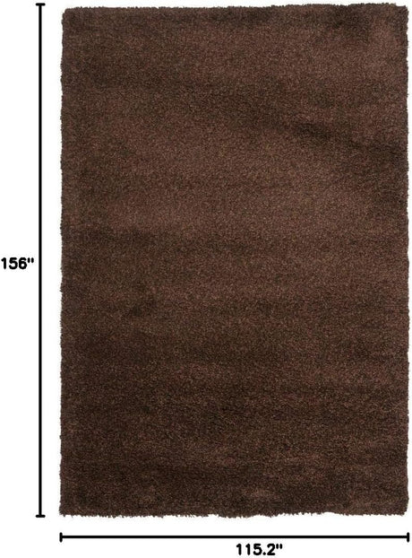 Alfombra de área de pelo largo, antideslizante, modelo SG151-2727