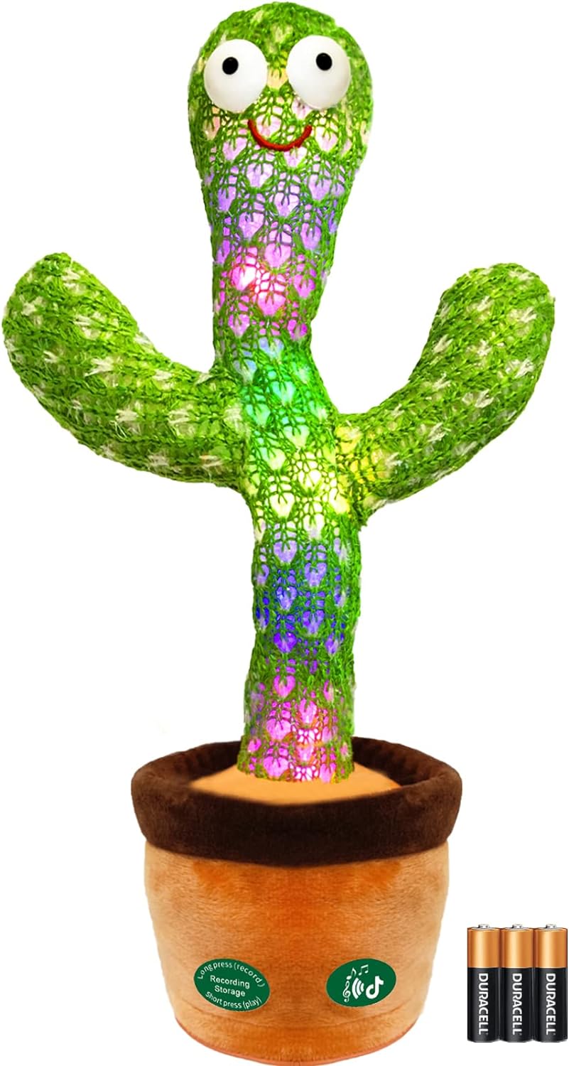 Juguete Cactus Hablante Pbooo, 120 Canciones, Grabación 15S