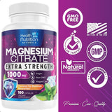 Suplementos Alimenticios Cápsulas de citrato de magnesio