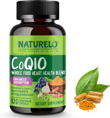 NATURELO CoQ10 Integral con Mezcla para Corazón, 120 cápsulas