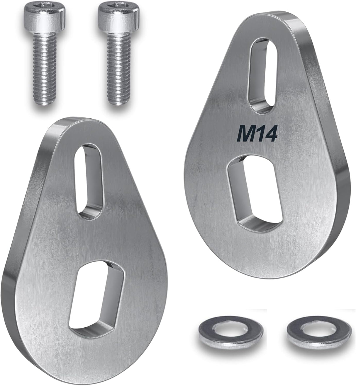 Juego de Brazo de Torque para Ebike, Acero Inoxidable, M14