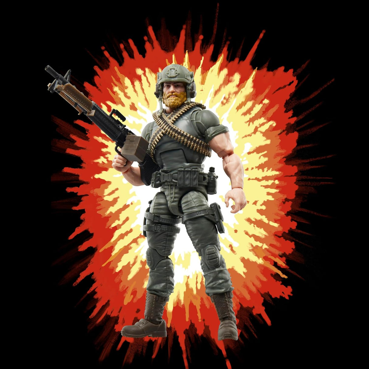 Figura de Acción G.I. Joe Rock 'N Roll, 6 con 9 Accesorios