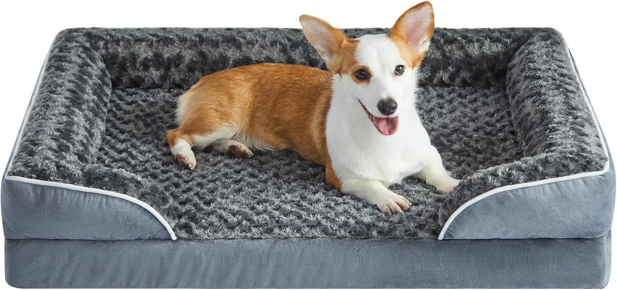 Cama para perros WNPETHOME, ortopédica, lavable, tamaño mediano