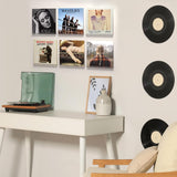 Estante de vinilo para discos de pared paquete de 6