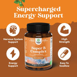 Super Vitamin B Complejo para Mujeres y Hombres - 100 Tabletas
