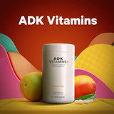 Suplemento de vitaminas ADK Codeage, 6 meses, 180 cápsulas