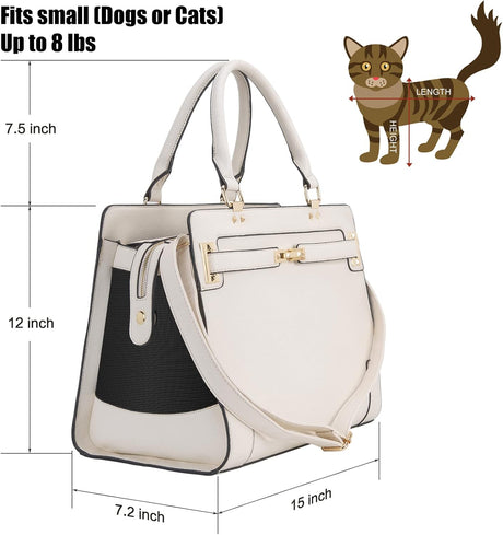 Transportadora de Mascotas Fashion, suave, aprobada por TSA
