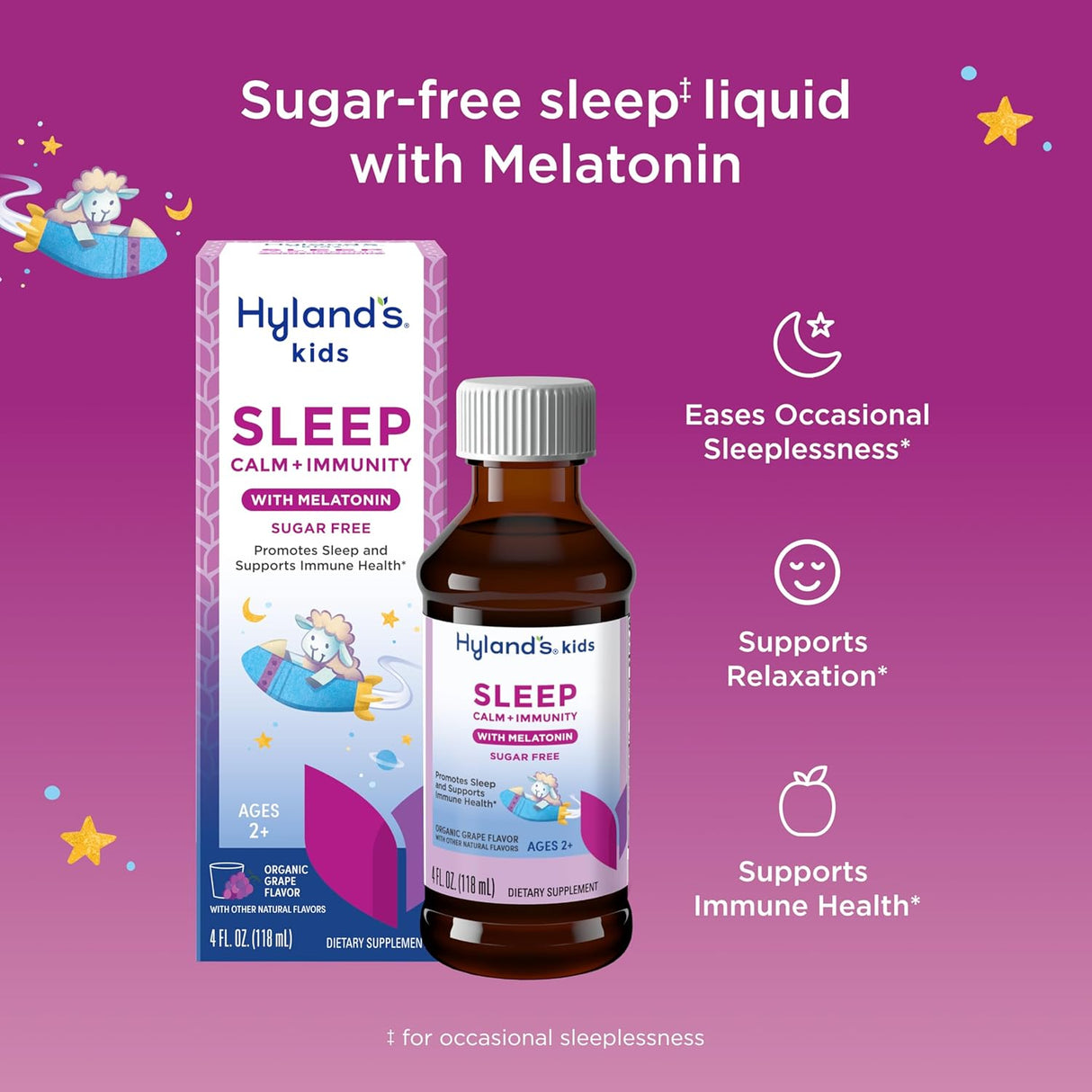 Hyland's Kids Sleep Calm y Defensa Inmunitaria con Melatonina
