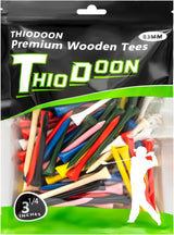 Tees de madera natural paquete de 100 2-1/8 pulgadas