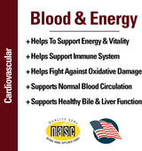 Vitaminas Soporte de sangre y energía para perros