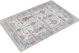 Alfombra Adiva 3x5 Lavable Antideslizante Vintage 3' x 5