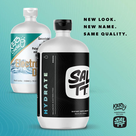 Saltt gotas de electrolitos Keto Chow - Hidratación, soporte inmunológico