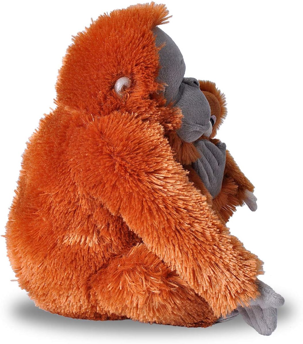 Mamá y bebé de peluche orangután, regalos para niños
