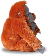 Mamá y bebé de peluche orangután, regalos para niños