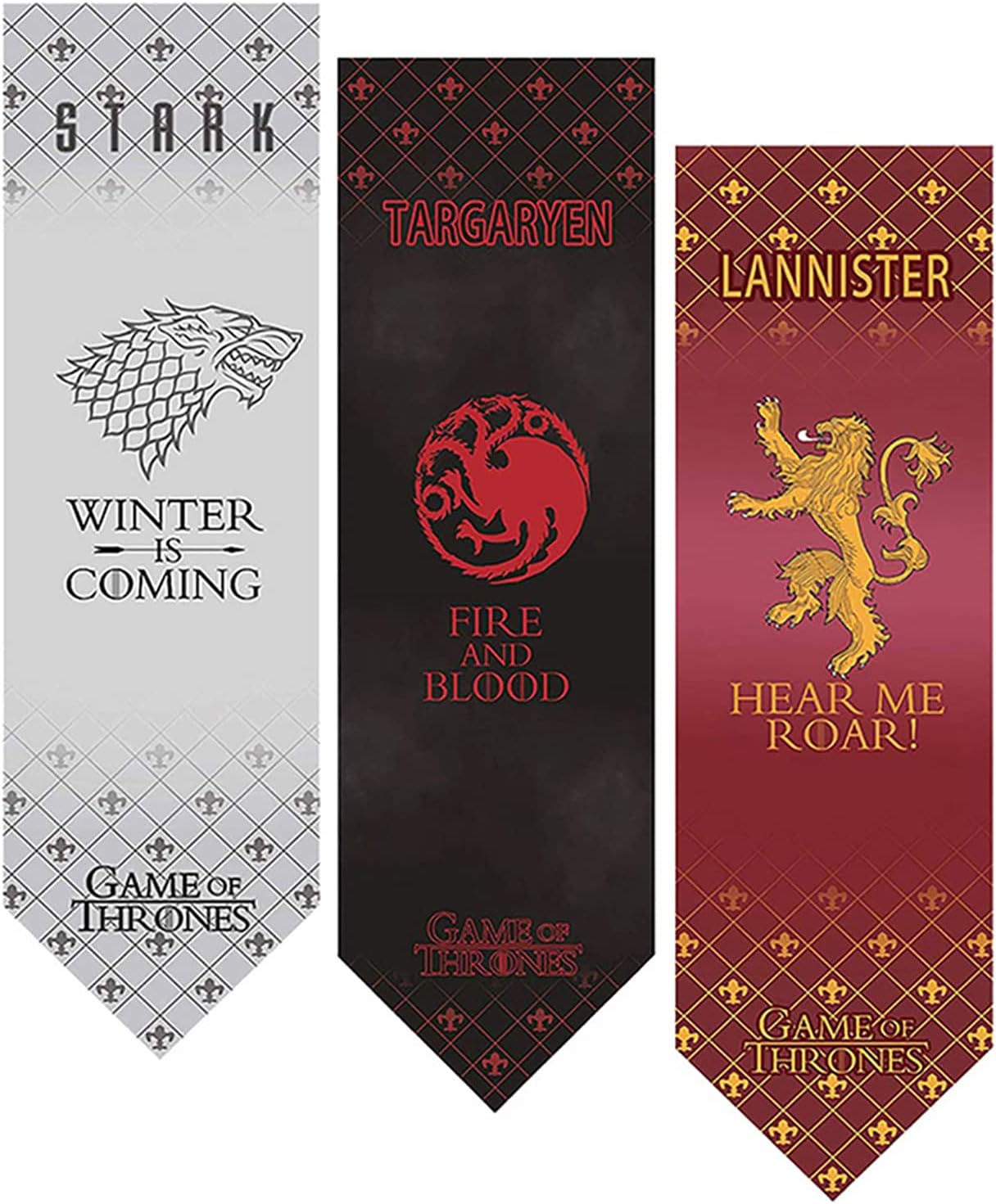 "Bandera Juego de Tronos Stark 149x45CM"