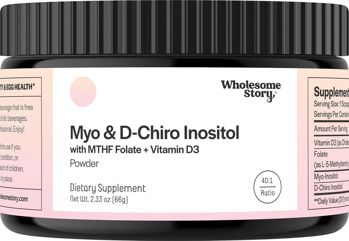 Inositol en polvo con MTHF, Vitamina D3, 30 dosis