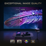 Proyector 3 en 1 4K, AURZEN BOOM 3, WiFi, Bluetooth, 500 ANSI