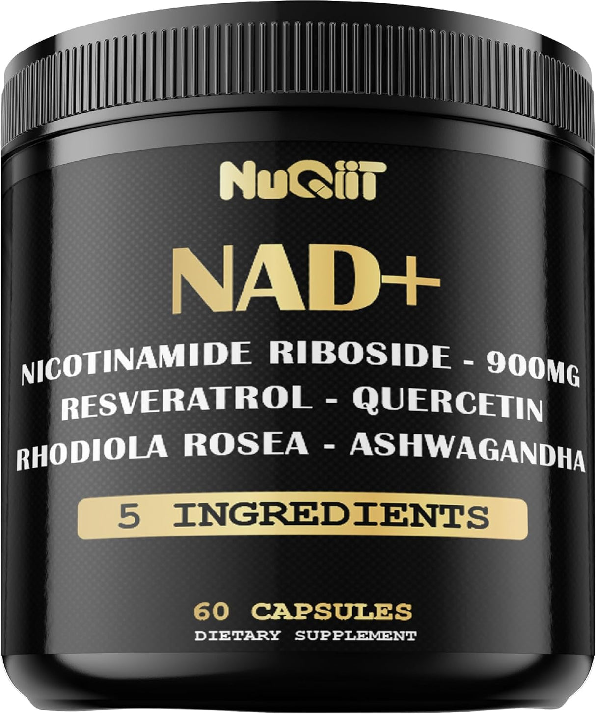 Suplemento NAD+ 900mg, Energía Celular y Vitalidad - 60 Caps