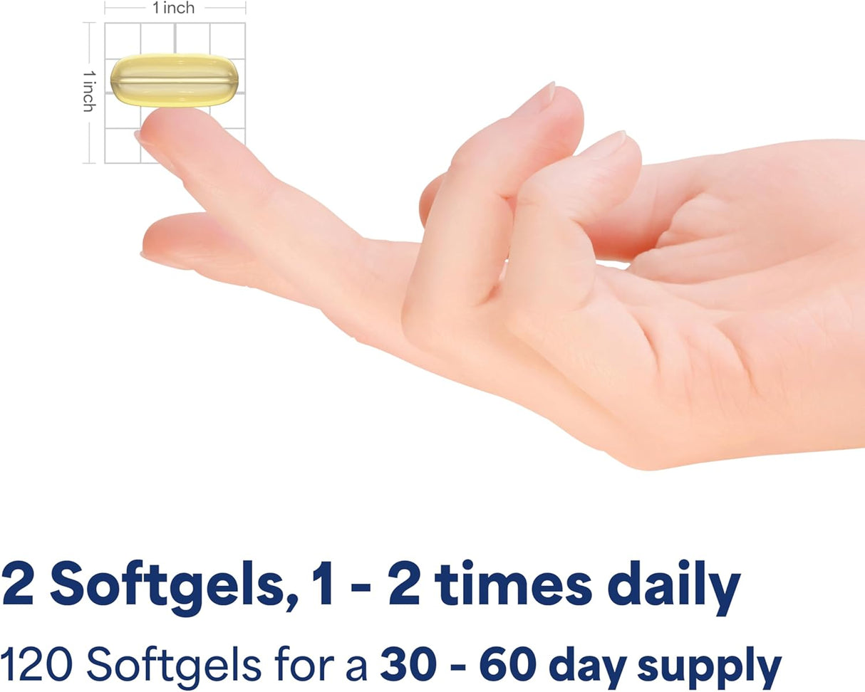 Suplemento Q-Sorb CoQ10 de Puritan's Pride para salud cardíaca y más, 120 cápsulas