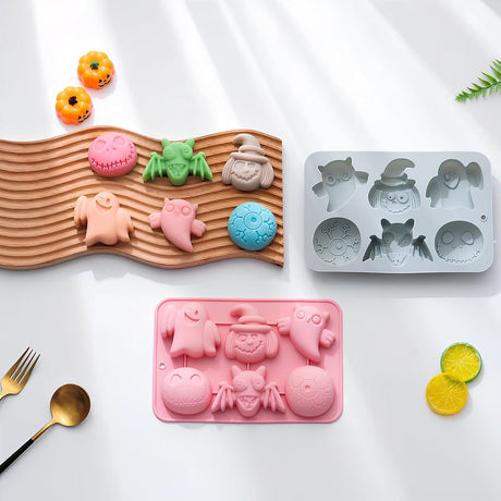 Moldes de Silicona para Halloween - Ideal para Chocolates y Dulces