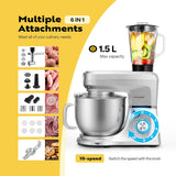 Batidora Multifuncional VIVOHOME 6 en 1 8.5qt 660W 10 Velocidades