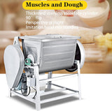 Mezcladora de Masa 30QT, Máquina de Amasar 110V, 2 Velocidades