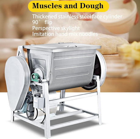 Mezcladora de Masa 30QT, Máquina de Amasar 110V, 2 Velocidades